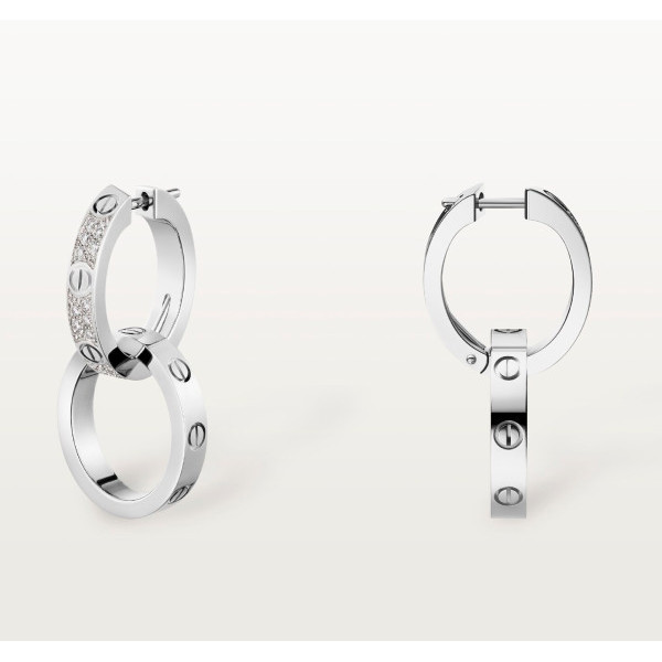 Cartier LOVE Ohrringe, Weißgold, Diamanten Cartier LOVE Ohrringe, Weißgold, Diamanten
