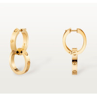  Cartier LOVE earrings, yellow gold