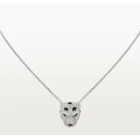 Panthere de Cartier necklace, white gold, diamonds