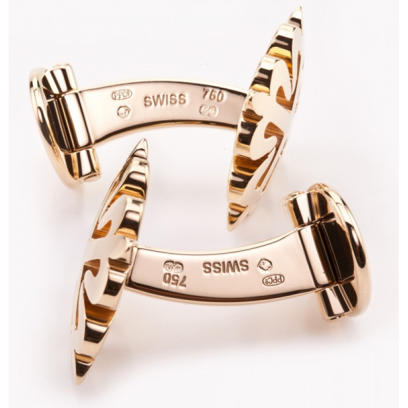 Patek Philippe Calatrava Cross Cufflinks, Yellow Gold Patek Philippe Calatrava Cross Cufflinks, Yellow Gold