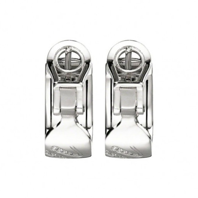 Earrings Chopard Chopardissimo white gold, diamonds (837031-1002) Earrings Chopard Chopardissimo white gold, diamonds (837031-1002)