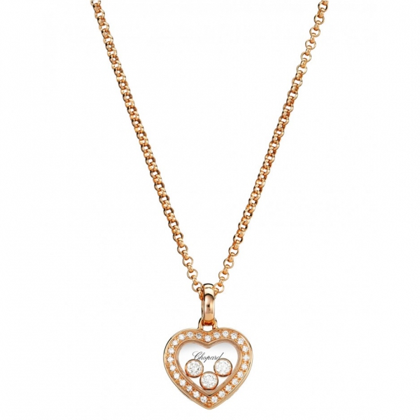Anhänger Chopard Happy Diamonds Roségold, Diamanten (794502-5001) Anhänger Chopard Happy Diamonds Roségold, Diamanten (794502-5001)