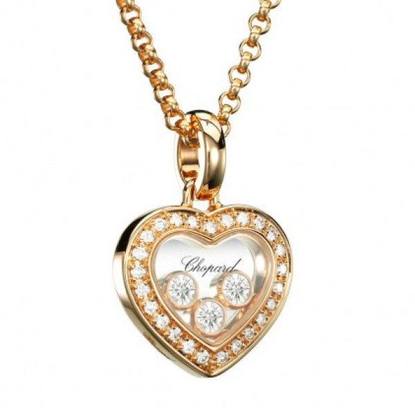 Anhänger Chopard Happy Diamonds Roségold, Diamanten (794502-5001) Anhänger Chopard Happy Diamonds Roségold, Diamanten (794502-5001)