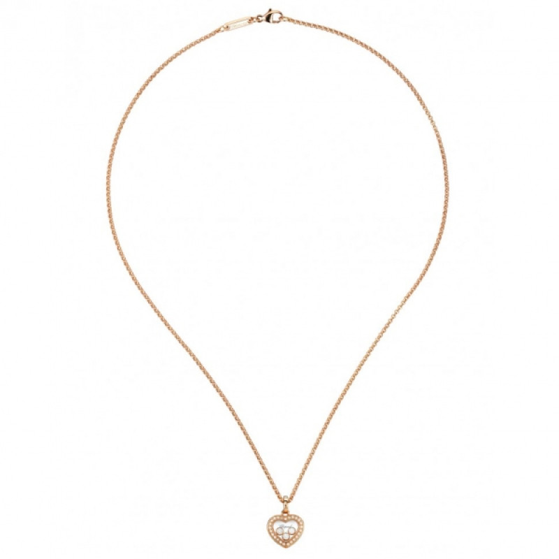 Anhänger Chopard Happy Diamonds Roségold, Diamanten (794502-5001) Anhänger Chopard Happy Diamonds Roségold, Diamanten (794502-5001)