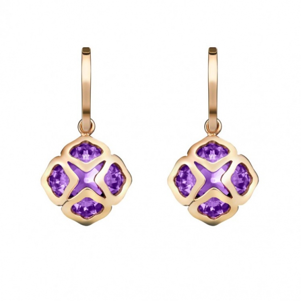 Kolczyki Chopard Imperiale różowe złoto, ametyst (839221-5002) Kolczyki Chopard Imperiale różowe złoto, ametyst (839221-5002)