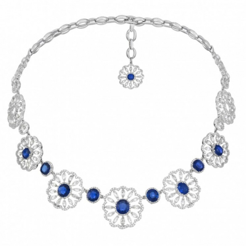 set Chopard Red Carpet Collection white gold, sapphires, diamonds (939292-1001) set Chopard Red Carpet Collection white gold, sapphires, diamonds (939292-1001)