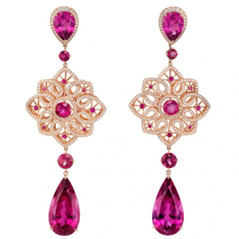 Set Chopard Red Carpet Collection Roségold, Rubine, Diamanten (849340-5001) Set Chopard Red Carpet Collection Roségold, Rubine, Diamanten (849340-5001)