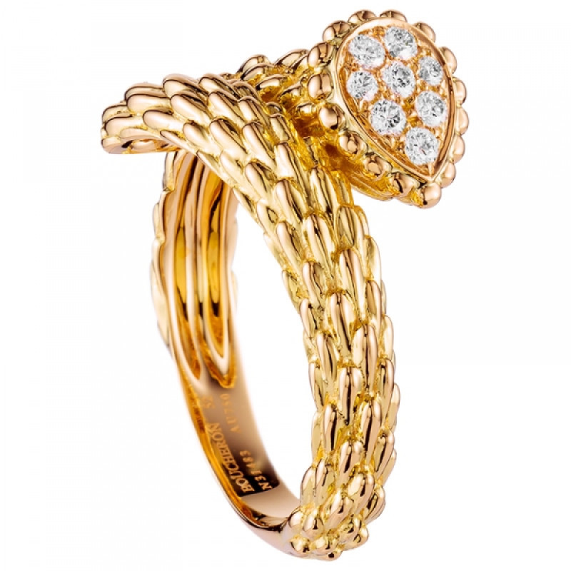 Ring Boucheron Serpent Boheme, yellow gold, diamonds Ring Boucheron Serpent Boheme, yellow gold, diamonds