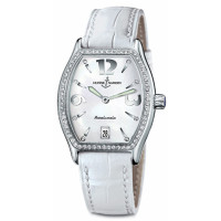 Ulysse Nardin Uhren Michelangelo Midsize (SS / Weiß / Diamanten / Leder) Ulysse Nardin Uhren Michelangelo Midsize (SS / Weiß / Diamanten / Leder)