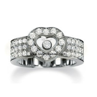 Chopard Happy Diamonds Thick Heart Floating Diamond Fully Set 12 Chopard Happy Diamonds Thick Heart Floating Diamond Fully Set 12
