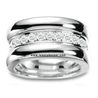 Pierścionek Chopard La Strada z diamentami z białego złota Pierścionek Chopard La Strada z diamentami z białego złota