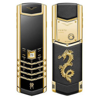 Vertu Signature S Design Dragon Collection, 18k gold, diamonds