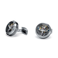 Cufflinks TF. Est 1968 steel matte Cufflinks TF. Est 1968 steel matte