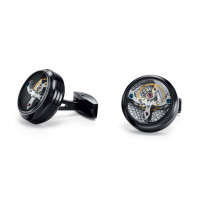 Cufflinks TF. Est 1968 black PVD Cufflinks TF. Est 1968 black PVD