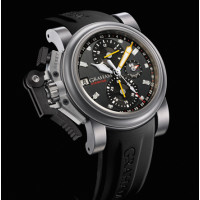 Chronofighter Oversize Titanium Airwing Gun Metal Chronofighter Oversize Titanium Airwing Gun Metal