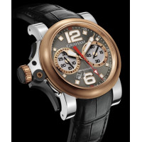 Chronofighter R.A.C Trigger, stainless steel and red gold, Charcoal Rush Chronofighter R.A.C Trigger, stainless steel and red gold, Charcoal Rush