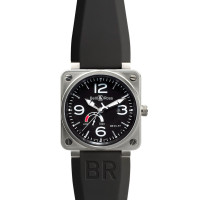 Bell & Ross zegarki BR 01-97 POWER RESERVE CZARNA tarcza Bell & Ross zegarki BR 01-97 POWER RESERVE CZARNA tarcza