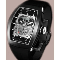 Cvstos Challenge Twin-Time Black Steel Cvstos Challenge Twin-Time Black Steel
