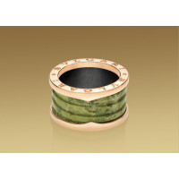 Ring Bulgari B.Zero1, pink gold, green marble Ring Bulgari B.Zero1, pink gold, green marble