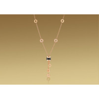 Necklace Bulgari B.Zero1, pink gold, black ceramics, diamonds Necklace Bulgari B.Zero1, pink gold, black ceramics, diamonds