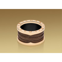Ring Bulgari B.Zero1, pink gold, brown marble Ring Bulgari B.Zero1, pink gold, brown marble