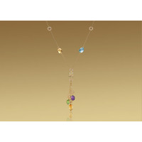 Necklace Bulgari B.Zero1, yellow gold, gems Necklace Bulgari B.Zero1, yellow gold, gems