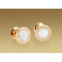 Earrings Bulgari Bulgari pink gold, nacre Earrings Bulgari Bulgari pink gold, nacre
