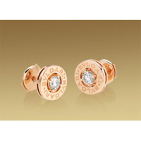 Earrings Bulgari Bulgari pink gold, diamonds Earrings Bulgari Bulgari pink gold, diamonds