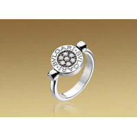 Ring Bulgari Bulgari white gold, diamonds, onyx Ring Bulgari Bulgari white gold, diamonds, onyx