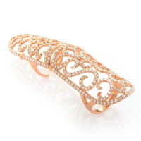 Jacob & Co ring, rose gold, diamonds Jacob & Co ring, rose gold, diamonds