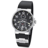 Chronometr morski Ulysse Nardin Maxi (stal / czarny / guma) Chronometr morski Ulysse Nardin Maxi (stal / czarny / guma)