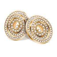 Kolczyki Chopard Happy Spirit, żółte złoto, diamenty Kolczyki Chopard Happy Spirit, żółte złoto, diamenty