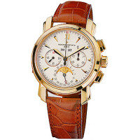 Vacheron Constantin Malte Perpetual Calendar Chronograph (18kt YG / White / Leather) Vacheron Constantin Malte Perpetual Calendar Chronograph (18kt YG / White / Leather)