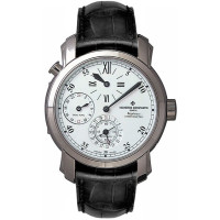 Vacheron Constantin Malte Dual Time Regulator (18kt WG / White / Leather) Vacheron Constantin Malte Dual Time Regulator (18kt WG / White / Leather)