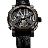 Romain Jerome Zardzewiała stal T-oxy III Tourbillon czarny Extreme Romain Jerome Zardzewiała stal T-oxy III Tourbillon czarny Extreme