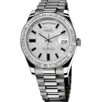 Rolex DAY-DATE II White Gold Pave Diamonds Rolex DAY-DATE II White Gold Pave Diamonds