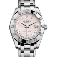 Rolex Datejust 34mm Special Edition White Gold Masterpiece 12 Diamond Bezel Rolex Datejust 34mm Special Edition White Gold Masterpiece 12 Diamond Bezel