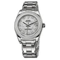 Rolex Datejust 34mm Special Edition White Gold Masterpiece 116 Dia Bezel Rolex Datejust 34mm Special Edition White Gold Masterpiece 116 Dia Bezel