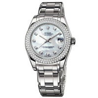 Rolex Datejust 34mm Special Edition White Gold Masterpiece 116 Dia Bezel Rolex Datejust 34mm Special Edition White Gold Masterpiece 116 Dia Bezel