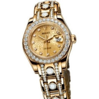 Rolex Datejust Lady - Pearlmaster Yellow Gold Masterpiece 32 Dia Bezel Rolex Datejust Lady - Pearlmaster Yellow Gold Masterpiece 32 Dia Bezel