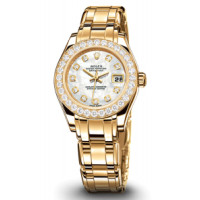Rolex Datejust Lady - Pearlmaster Yellow Gold Masterpiece 32 Dia Bezel Rolex Datejust Lady - Pearlmaster Yellow Gold Masterpiece 32 Dia Bezel