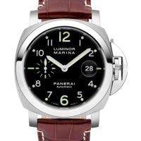 Officine Panerai Marine Automatic (SS/Black/Brown Leather) Officine Panerai Marine Automatic (SS/Black/Brown Leather)