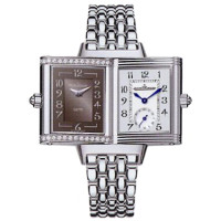 Jaeger LeCoultre Reverso Duetto Classique (Steel / Gray / Diamonds / Steel) Jaeger LeCoultre Reverso Duetto Classique (Steel / Gray / Diamonds / Steel)