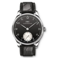 IWC 2010 Portuguese Hand-Wound Black Dial IWC 2010 Portuguese Hand-Wound Black Dial
