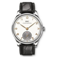 IWC 2010 Portuguese Hand-Wound Silver-plated Dial IWC 2010 Portuguese Hand-Wound Silver-plated Dial