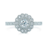 Tiffany & Co ring 750 white gold, diamonds Tiffany & Co ring 750 white gold, diamonds