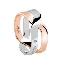 Ring Damiani Baci, white and pink gold (20045733) Ring Damiani Baci, white and pink gold (20045733)