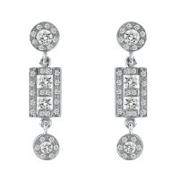 Earrings Damiani Belle Epoque white gold, diamonds (20056274) Earrings Damiani Belle Epoque white gold, diamonds (20056274)