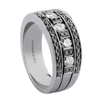 Ring Damiani Belle Epoque black gold, diamonds (20037131) Ring Damiani Belle Epoque black gold, diamonds (20037131)