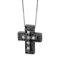 Pendant Damiani Belle Epoque black gold, black, white diamonds (20037138) Pendant Damiani Belle Epoque black gold, black, white diamonds (20037138)